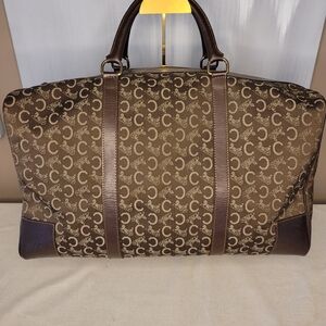 Authentic Celine Saluki Macadam Travel Bag